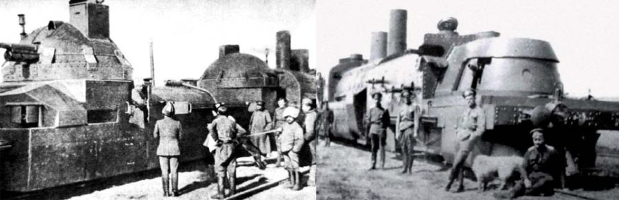 links Panzerzug Orlik 1919
