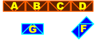 Ausrichtung zur gegnerischen Front; B