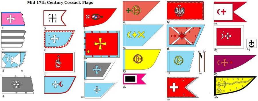 Kosaken spätes 17. Jh;